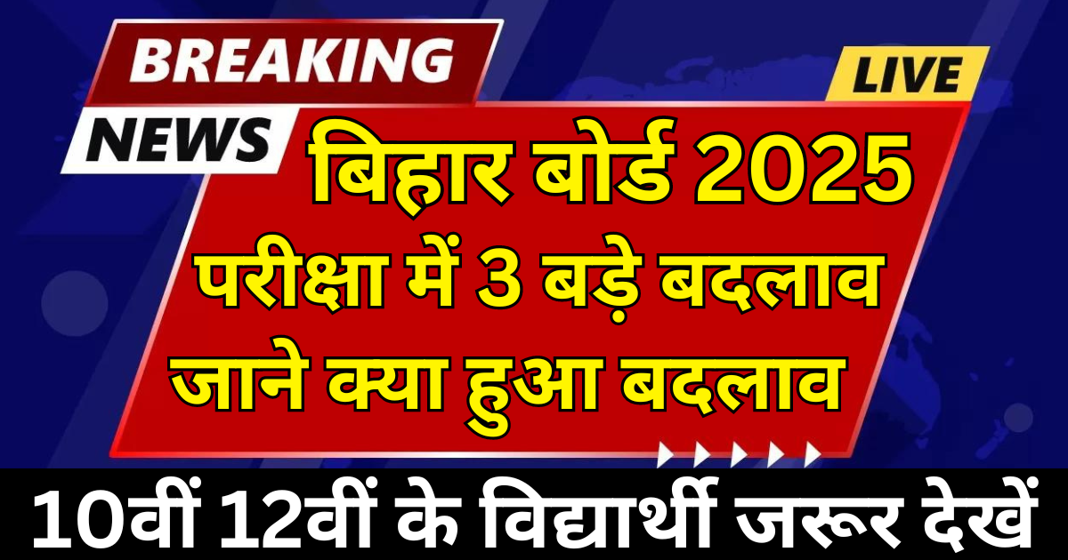 Bihar Board 10th 12th Exam Date 2025