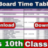 CBSC Board Time Table 2025 Out